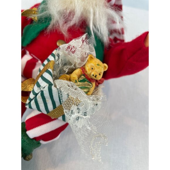 Vintage Animated Santa Bear in Gift Box FOR PARTS OR REPAIR B - Picture 8 of 9